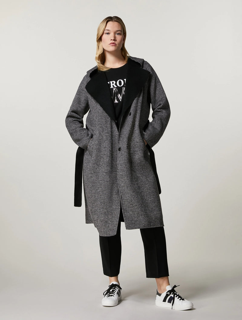 CAPPOTTO IN DOUBLE DI MISTO LANA