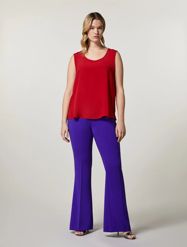 PANTALONI IN FLUIDO STRETCH