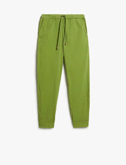 Pantalone jogging in drill di cotone