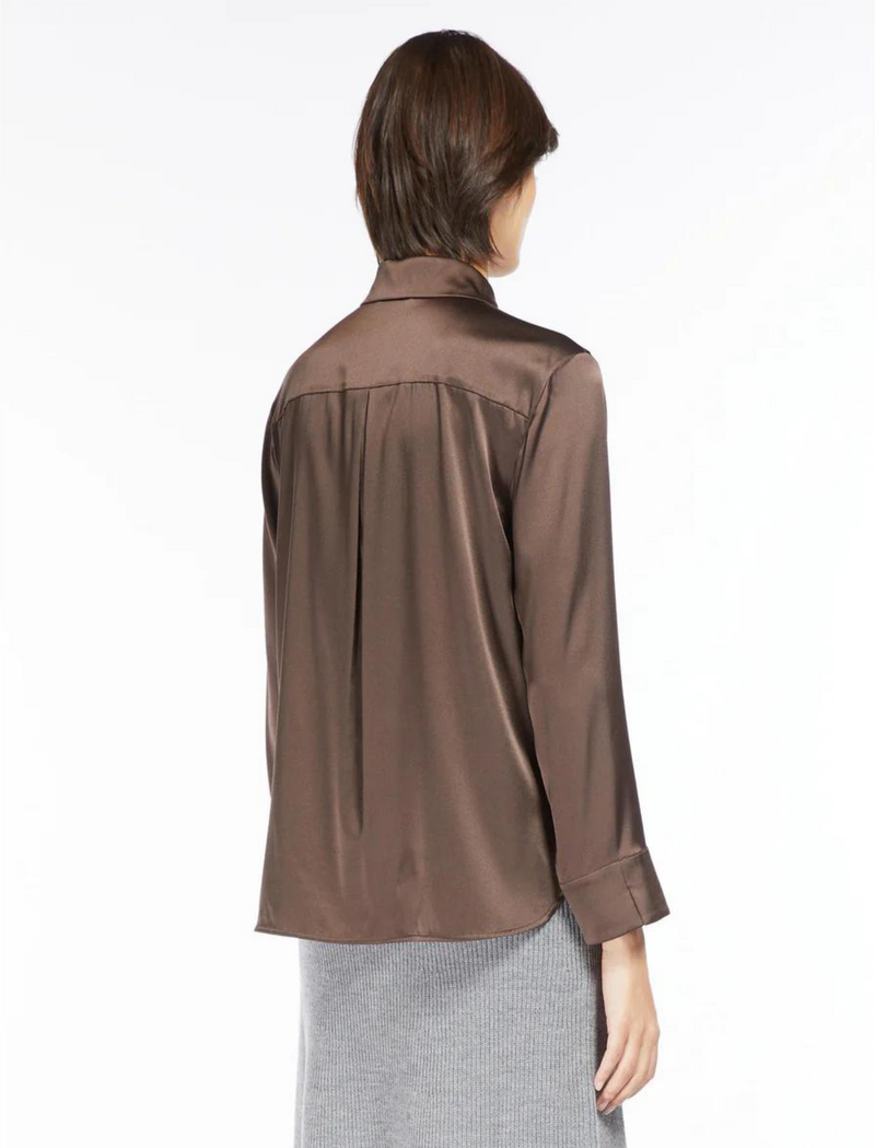 Camicia in raso di seta stretch MAXMARA LEISURE