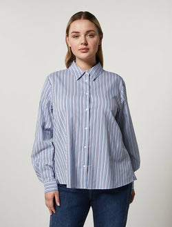 CAMICIA IN COTONE E VISCOSA