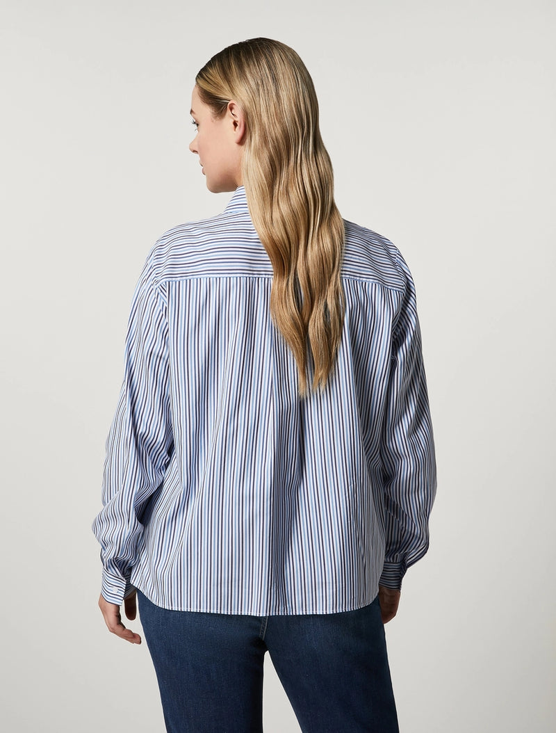 CAMICIA IN COTONE E VISCOSA