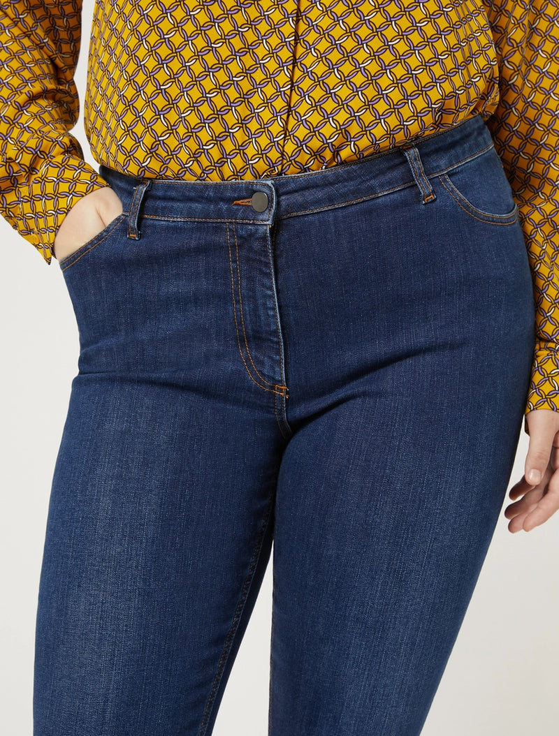 Jeans in denim twill persona by marina rinaldi