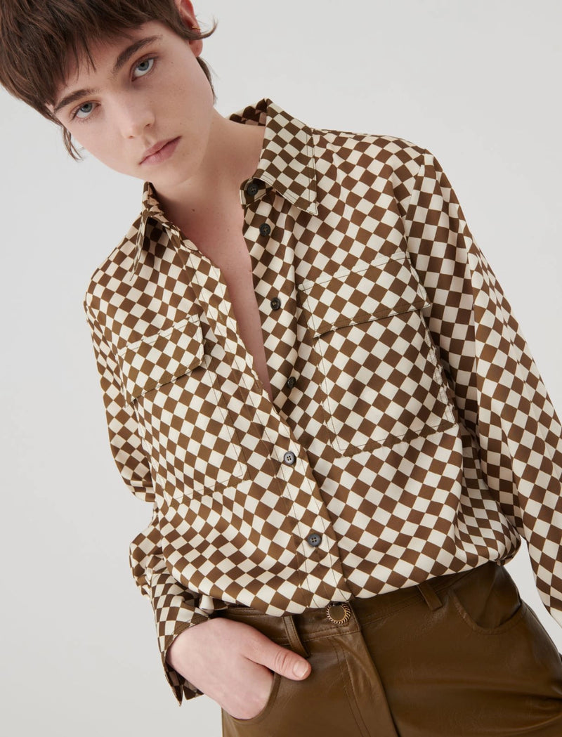 Camicia in twill