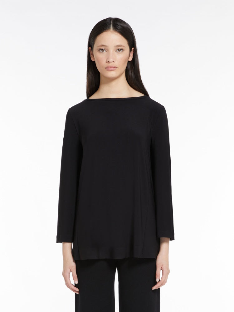 Blusa svasata in jersey elastico maxmara leisure