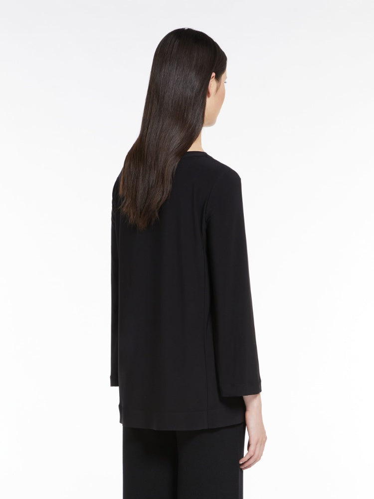 Blusa svasata in jersey elastico maxmara leisure