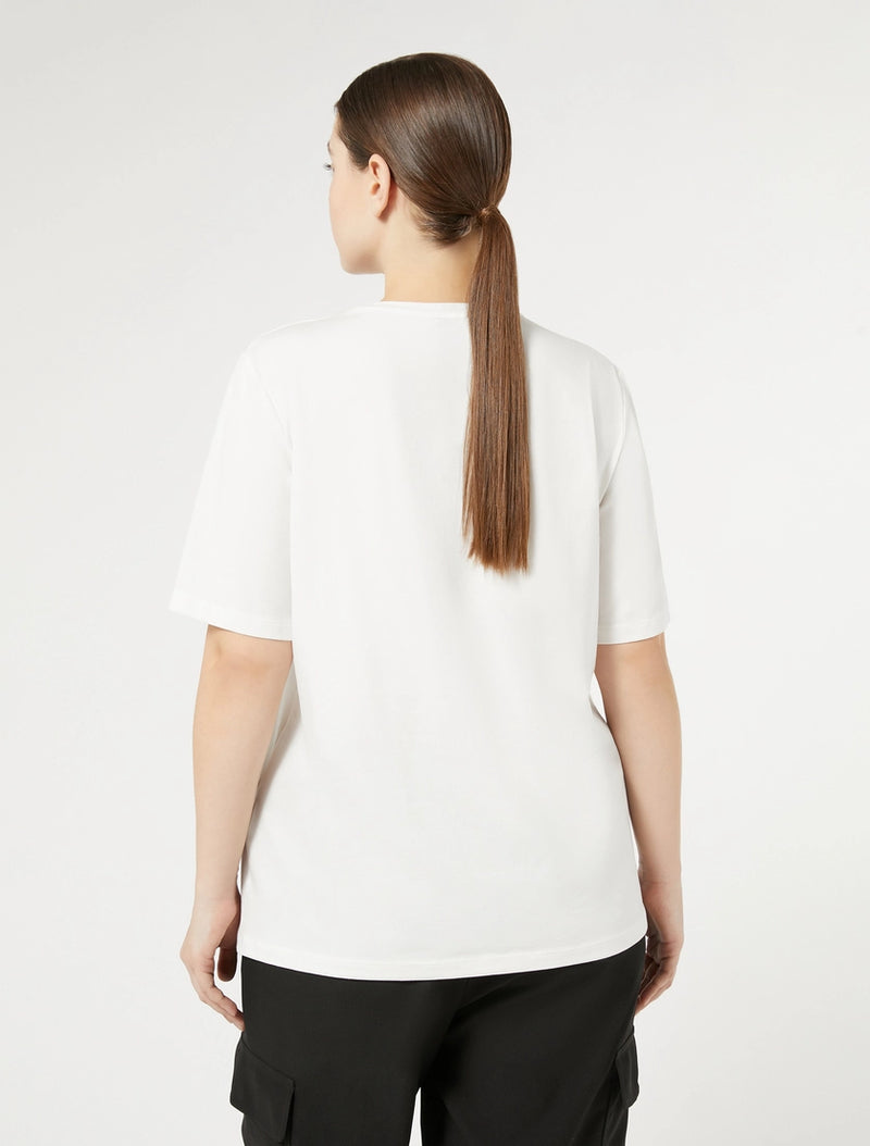 T-shirt in jersey di cotone stretch PERSONA BY MARINA RINALDI