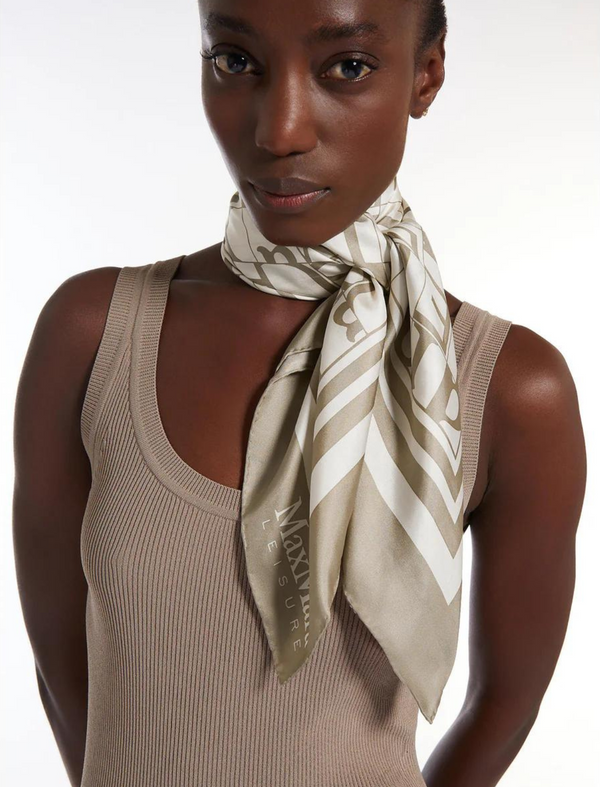 FOULARD IN TWILL DI SETA