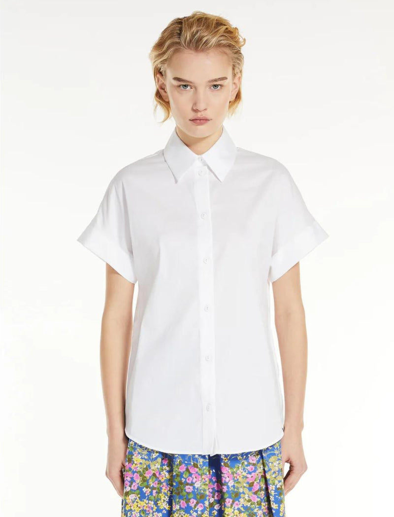 Camicia in popeline stretch