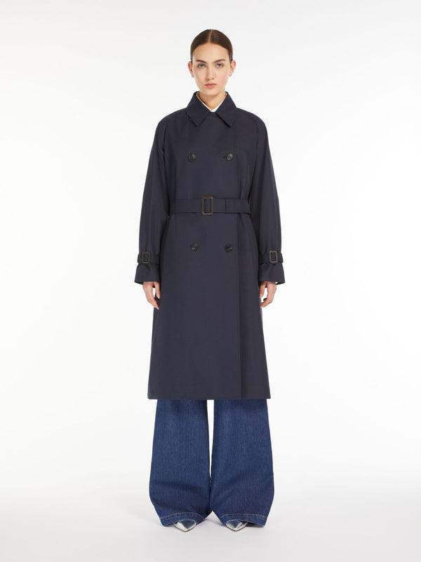 TRENCH REVERSIBILE IN TESSUTO antigoccia weekend maxmara