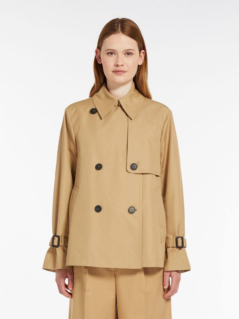 TRENCH IN GABARDINA ANTIGOCCIA WEEKEND MAXMARA