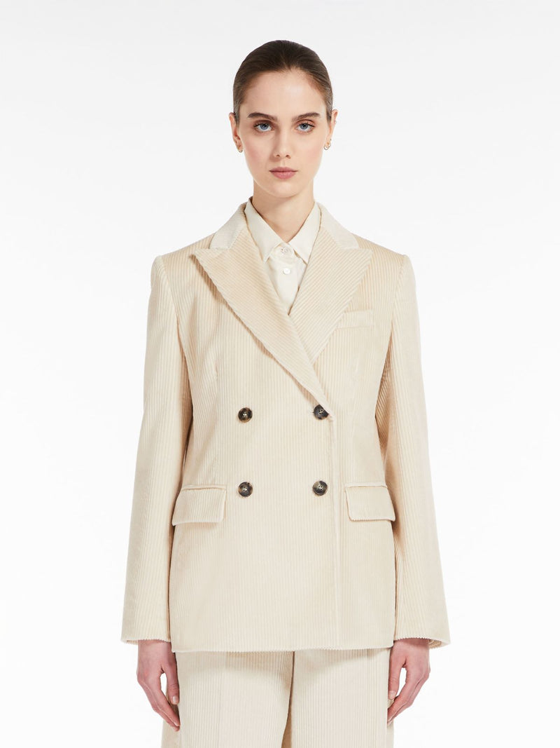 BLAZER IN VELLUTO DI COTONE weekend maxmara