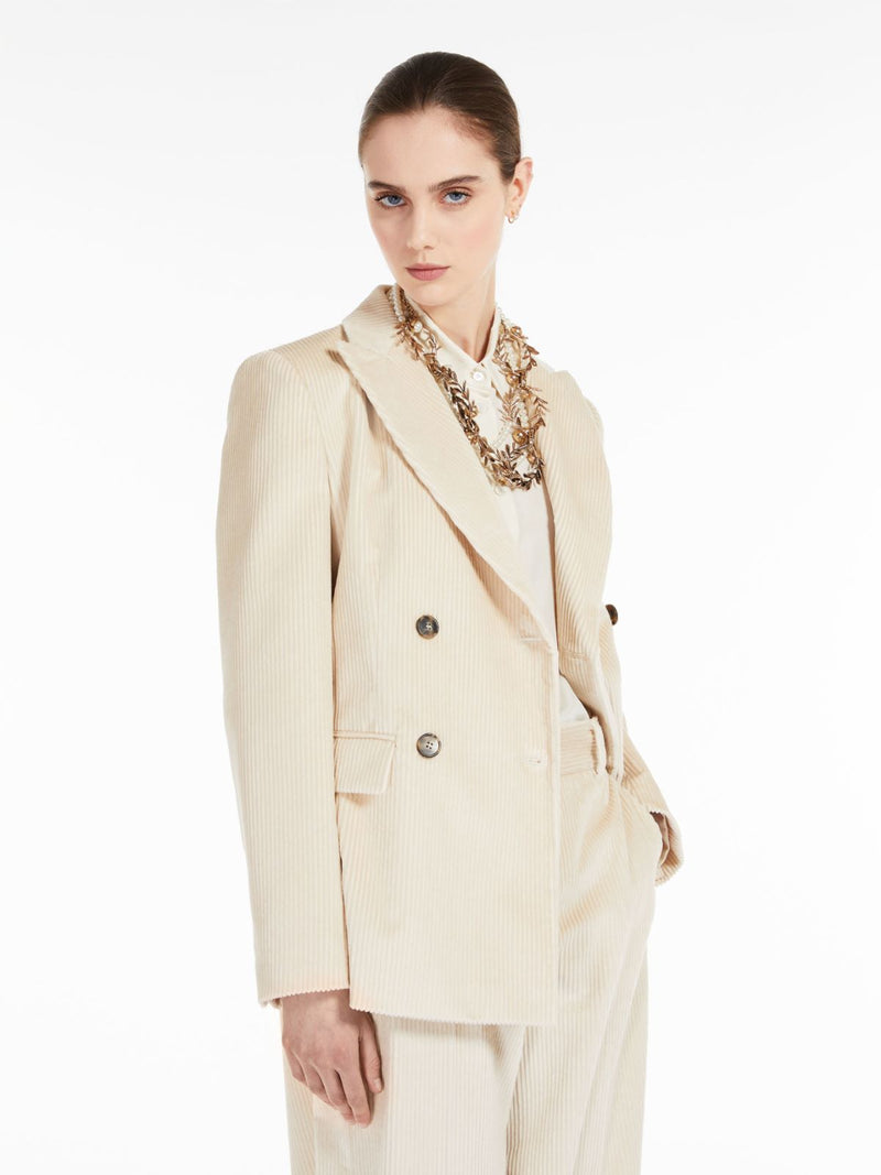 BLAZER IN VELLUTO DI COTONE weekend maxmara