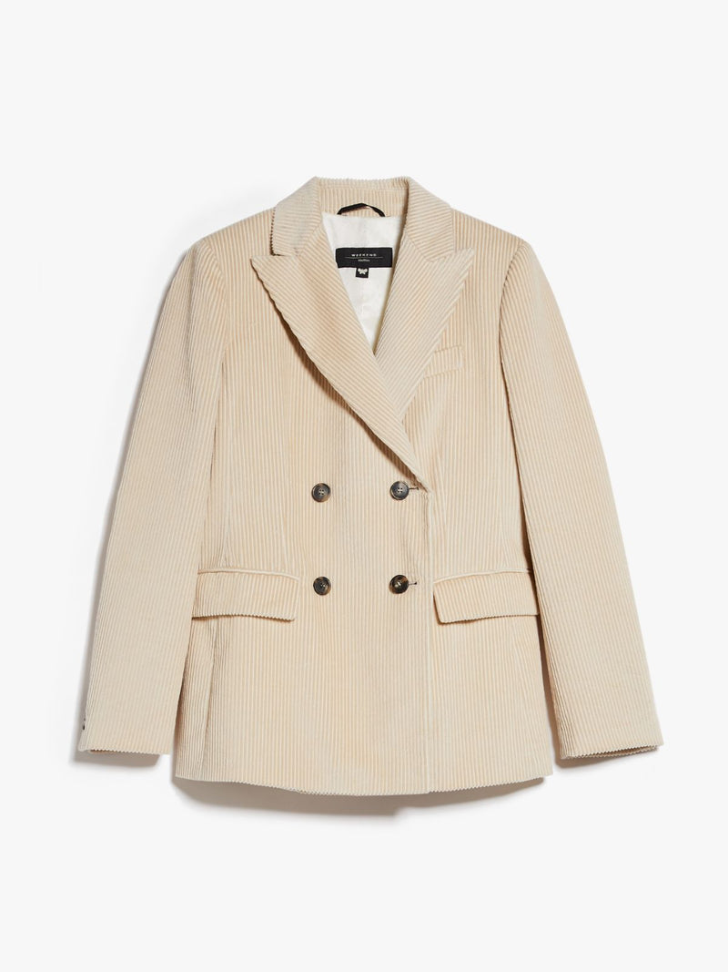 BLAZER IN VELLUTO DI COTONE weekend maxmara