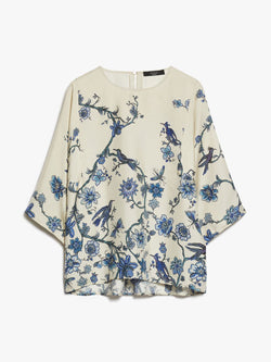 BLUSA MORBIDA IN SETA STAMPATA weekend maxmara