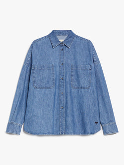 Camicia crop in denim di cotone WEEKEND MAXMARA