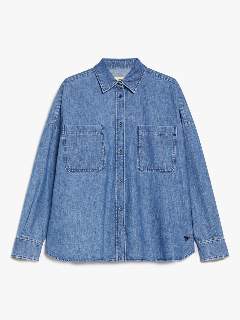 Camicia crop in denim di cotone WEEKEND MAXMARA