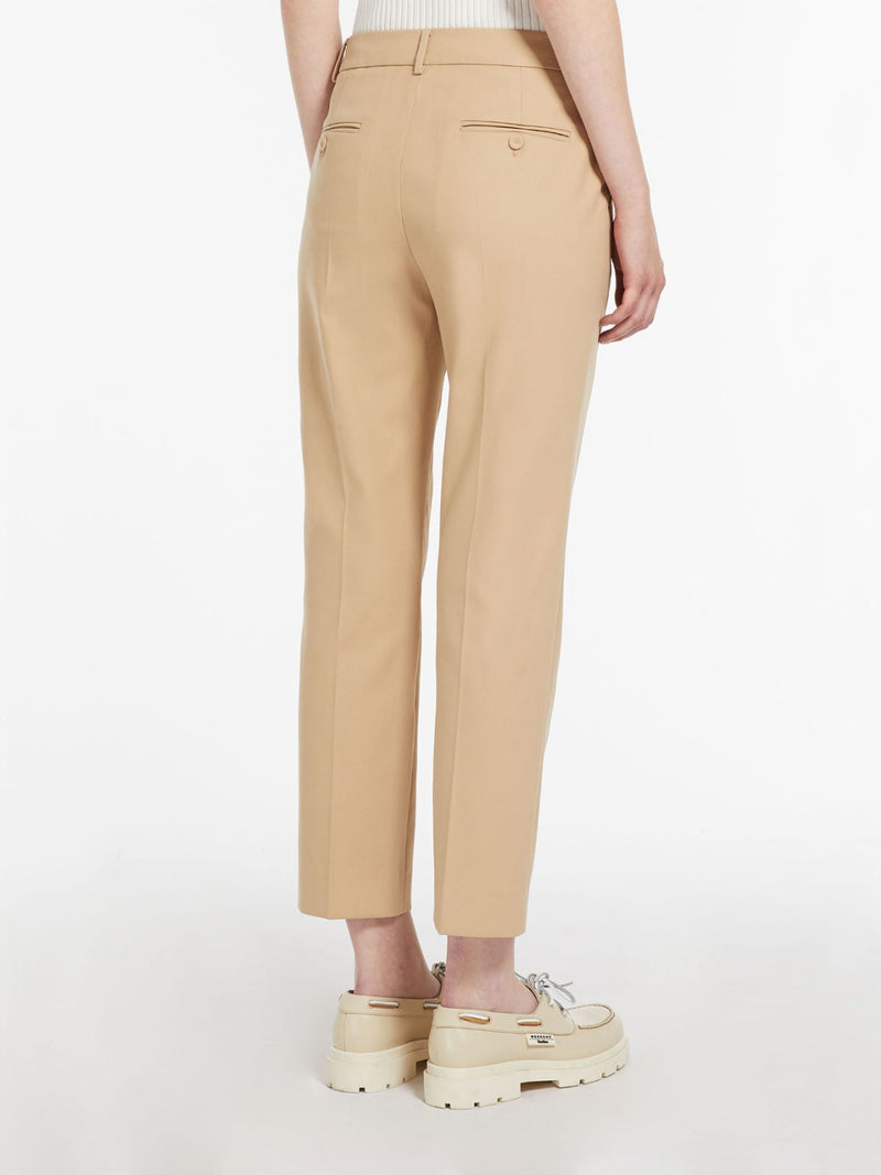 PANTALONE A SIGARETTA IN COTONE STRETCH