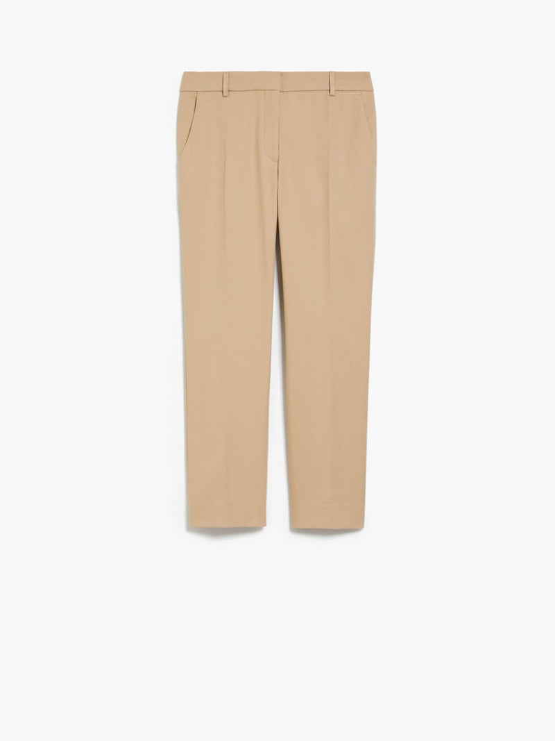 PANTALONE A SIGARETTA IN COTONE STRETCH