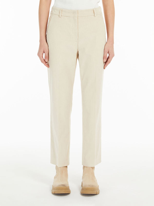 PANTALONI IN VELLUTO A COSTE weekend maxmara