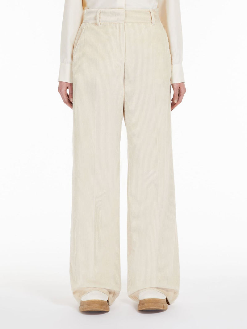 PANTALONI IN VELLUTO DI COTONE weekend maxmara