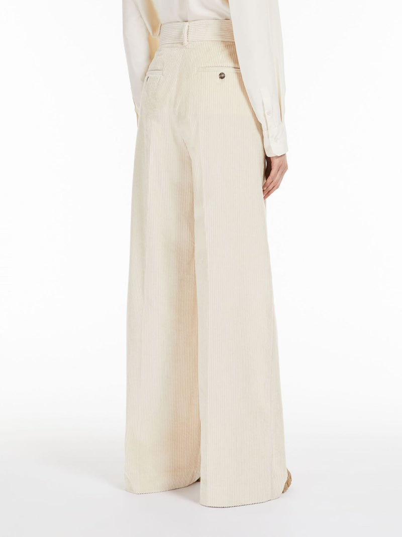 PANTALONI IN VELLUTO DI COTONE weekend maxmara