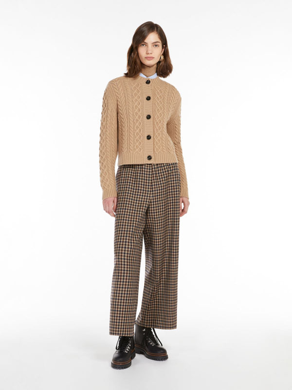 Pantalone ampio in lana e cotone WEEKEND MAXMARA