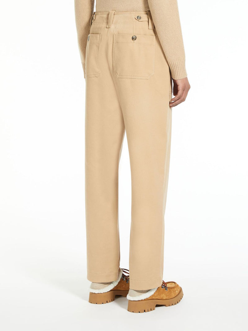 PANTALONI IN DRILL DI COTONE weekend maxmara