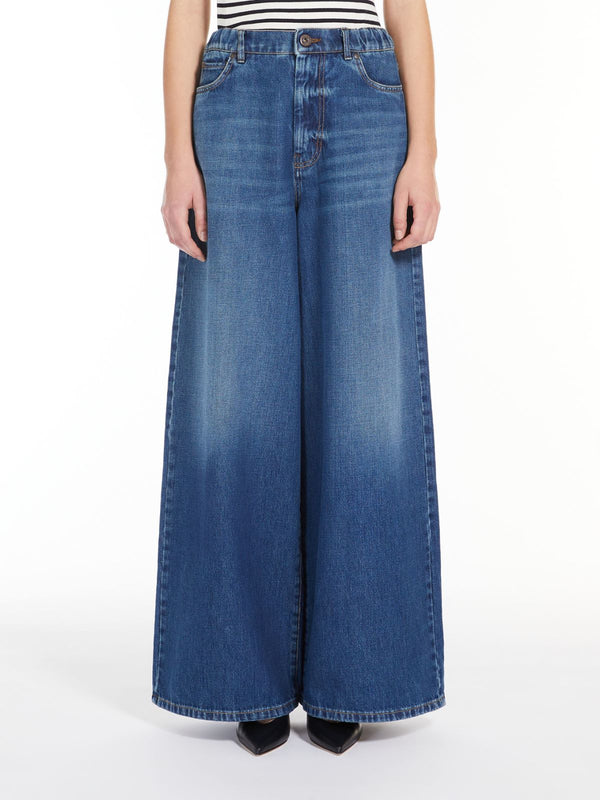 JEANS WIDE LEG IN DENIM weekend maxmara