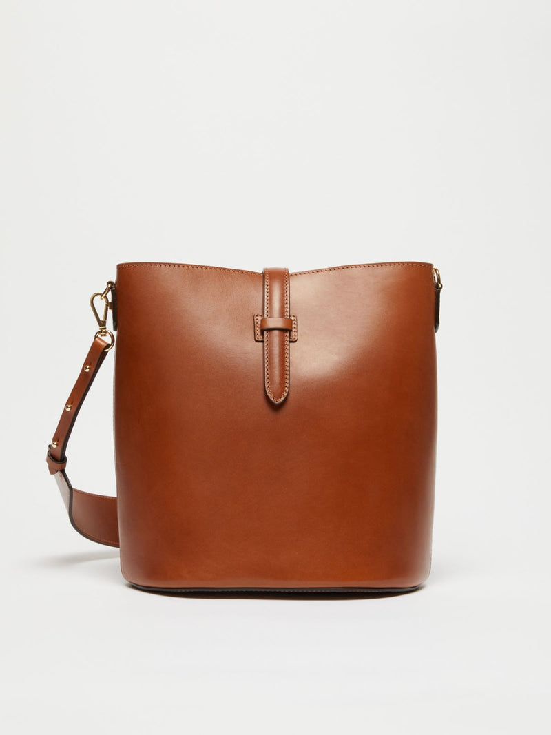 Borsa a secchiello in cuoio weekend maxmara