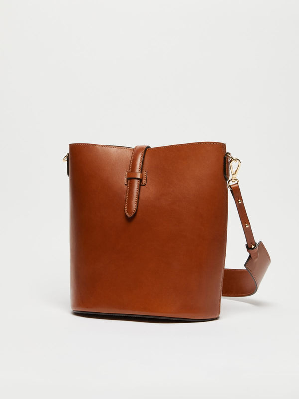 Borsa a secchiello in cuoio weekend maxmara