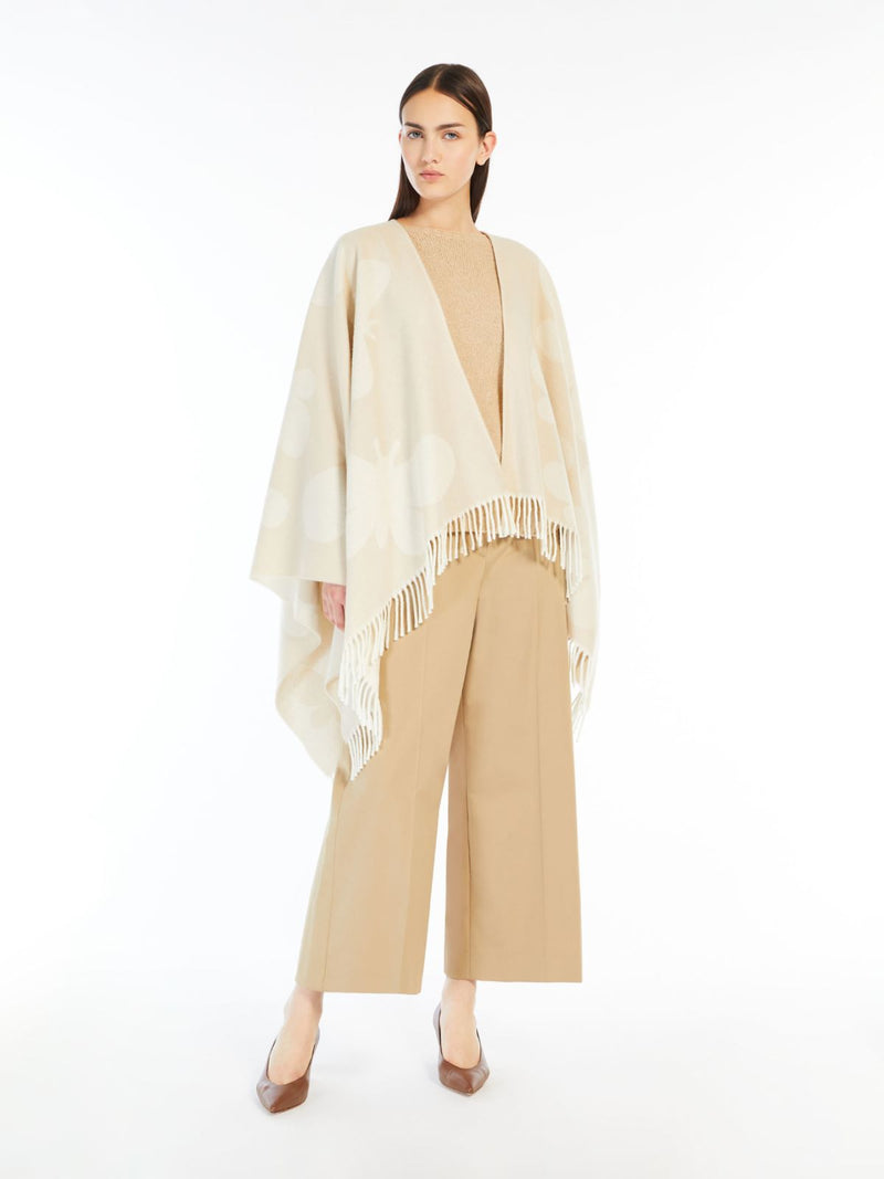 Poncho in lana jacquard WEEKEND MAXMARA