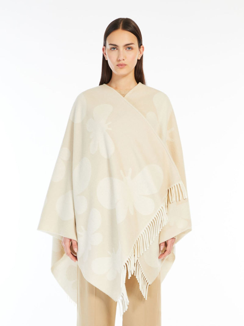 Poncho in lana jacquard WEEKEND MAXMARA