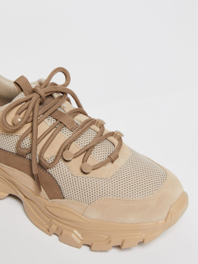 Sneaker in rete tecnica e crosta WEEKEND MAXMARA