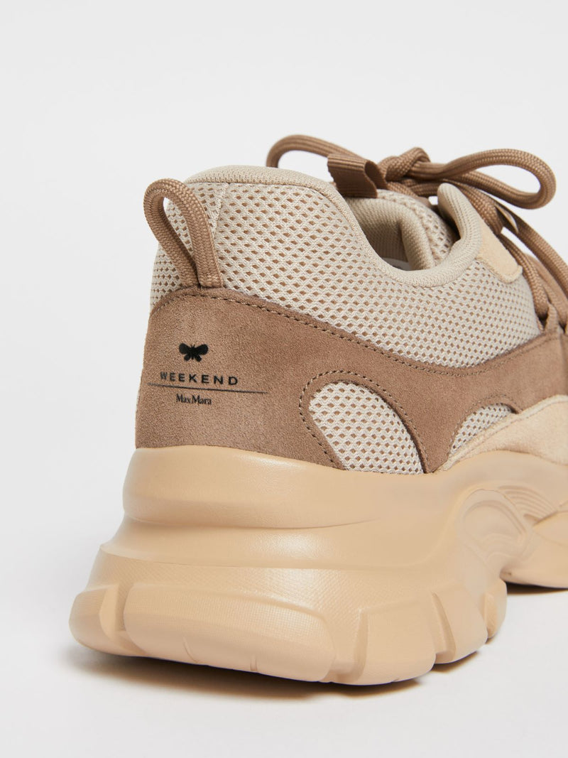 Sneaker in rete tecnica e crosta WEEKEND MAXMARA